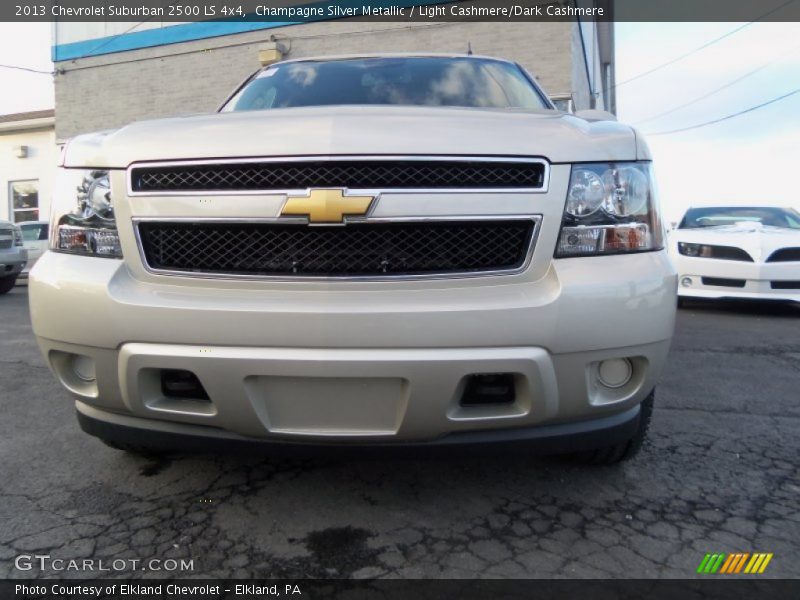 Champagne Silver Metallic / Light Cashmere/Dark Cashmere 2013 Chevrolet Suburban 2500 LS 4x4