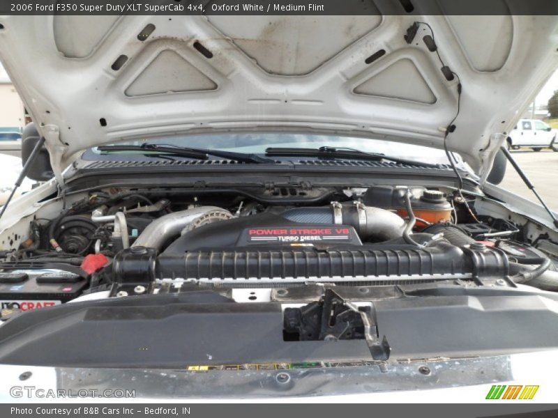 Oxford White / Medium Flint 2006 Ford F350 Super Duty XLT SuperCab 4x4