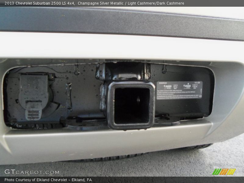 Champagne Silver Metallic / Light Cashmere/Dark Cashmere 2013 Chevrolet Suburban 2500 LS 4x4