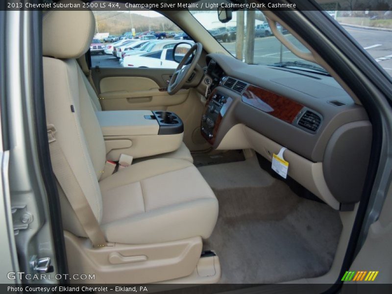 Champagne Silver Metallic / Light Cashmere/Dark Cashmere 2013 Chevrolet Suburban 2500 LS 4x4