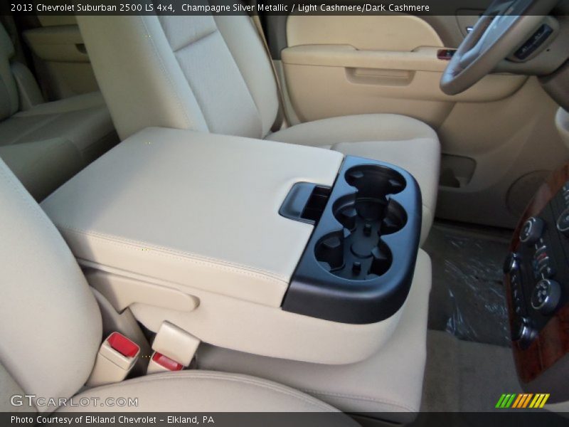 Champagne Silver Metallic / Light Cashmere/Dark Cashmere 2013 Chevrolet Suburban 2500 LS 4x4