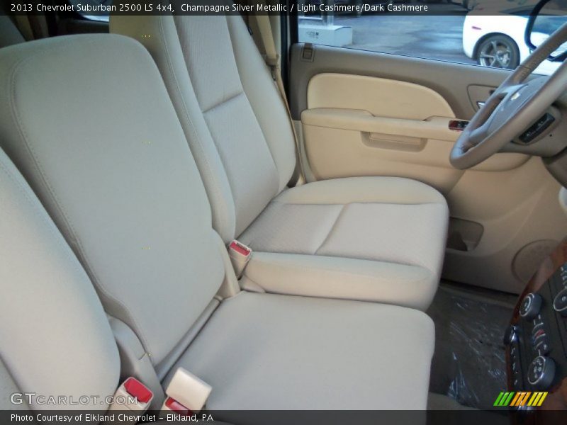 Champagne Silver Metallic / Light Cashmere/Dark Cashmere 2013 Chevrolet Suburban 2500 LS 4x4