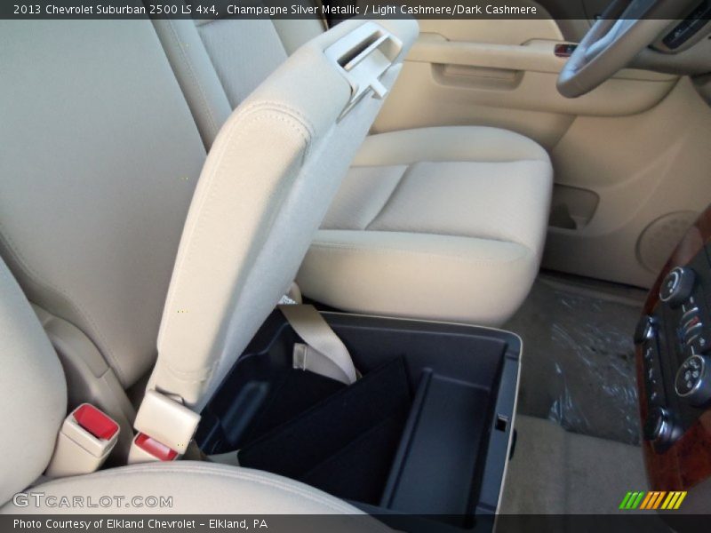 Champagne Silver Metallic / Light Cashmere/Dark Cashmere 2013 Chevrolet Suburban 2500 LS 4x4