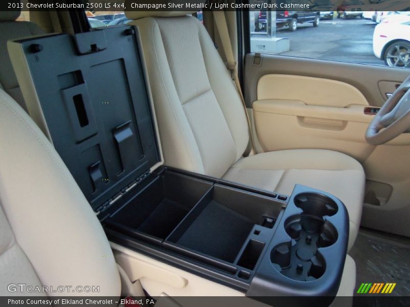 Champagne Silver Metallic / Light Cashmere/Dark Cashmere 2013 Chevrolet Suburban 2500 LS 4x4