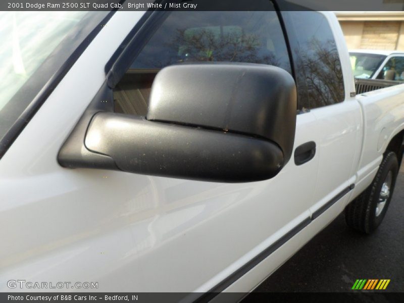 Bright White / Mist Gray 2001 Dodge Ram 2500 SLT Quad Cab