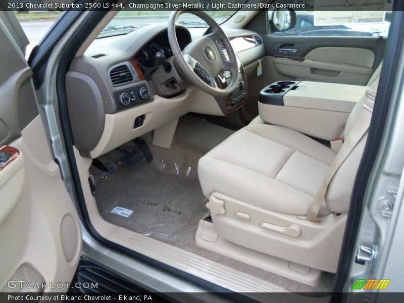 Champagne Silver Metallic / Light Cashmere/Dark Cashmere 2013 Chevrolet Suburban 2500 LS 4x4
