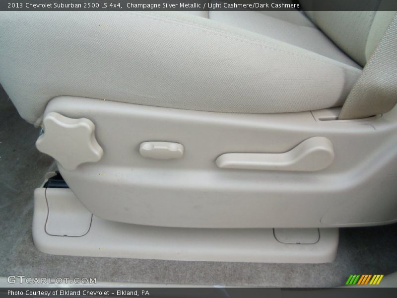 Champagne Silver Metallic / Light Cashmere/Dark Cashmere 2013 Chevrolet Suburban 2500 LS 4x4