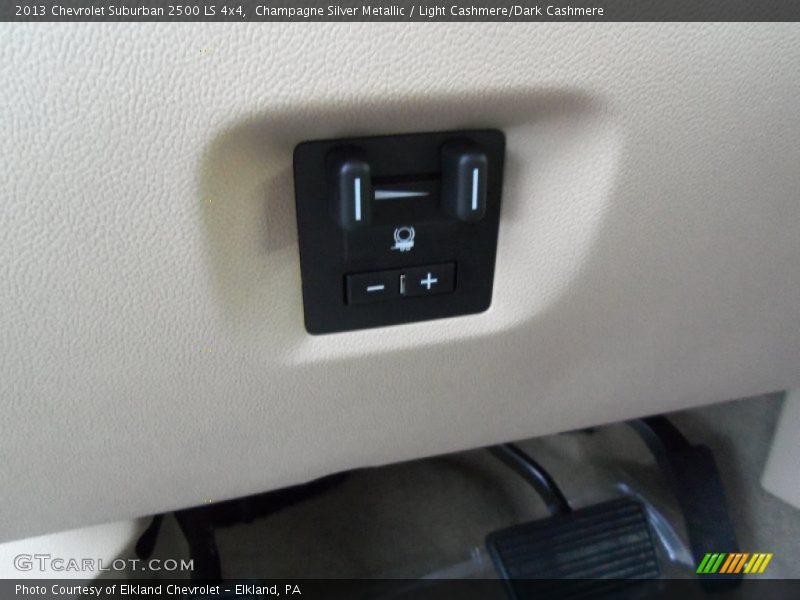 Champagne Silver Metallic / Light Cashmere/Dark Cashmere 2013 Chevrolet Suburban 2500 LS 4x4
