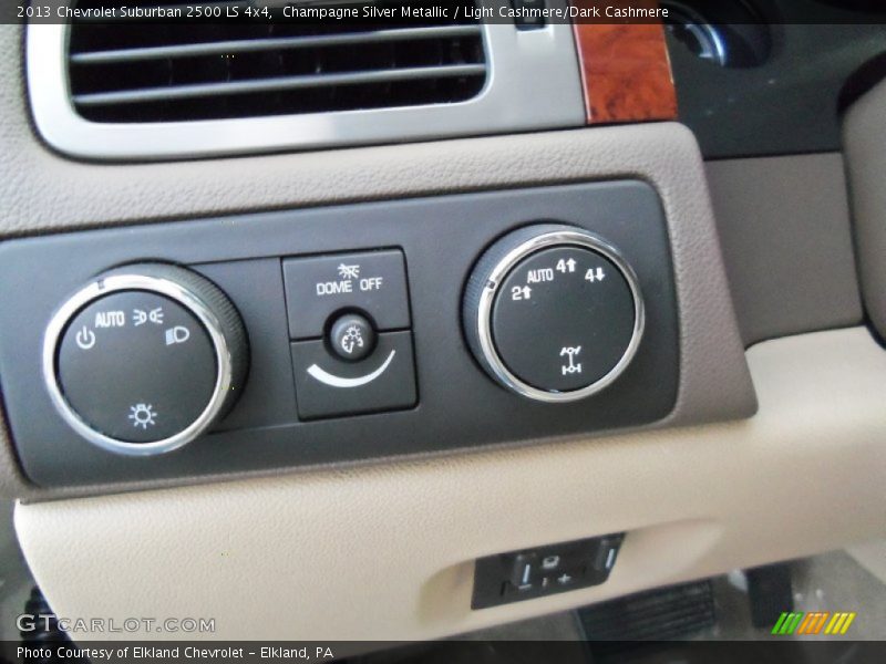 Champagne Silver Metallic / Light Cashmere/Dark Cashmere 2013 Chevrolet Suburban 2500 LS 4x4