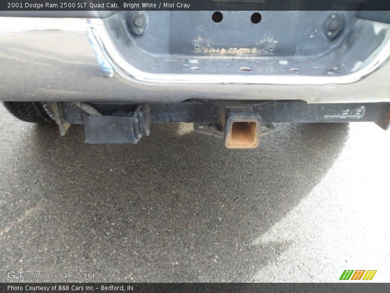 Bright White / Mist Gray 2001 Dodge Ram 2500 SLT Quad Cab