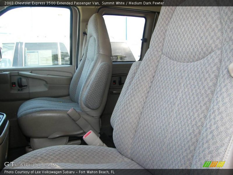 Summit White / Medium Dark Pewter 2003 Chevrolet Express 3500 Extended Passenger Van