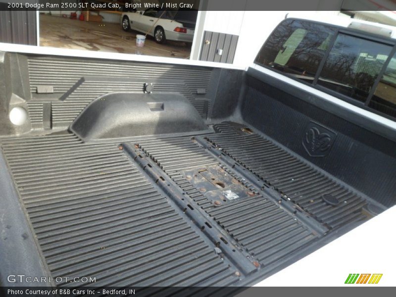 Bright White / Mist Gray 2001 Dodge Ram 2500 SLT Quad Cab