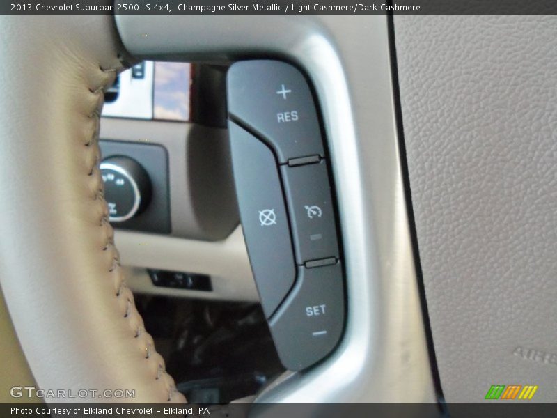 Champagne Silver Metallic / Light Cashmere/Dark Cashmere 2013 Chevrolet Suburban 2500 LS 4x4
