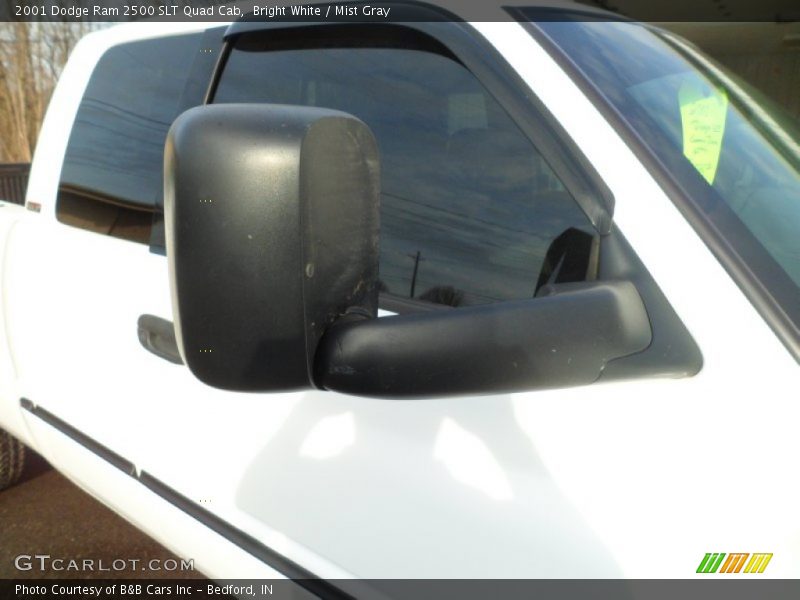 Bright White / Mist Gray 2001 Dodge Ram 2500 SLT Quad Cab