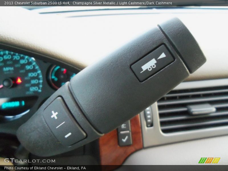 Champagne Silver Metallic / Light Cashmere/Dark Cashmere 2013 Chevrolet Suburban 2500 LS 4x4