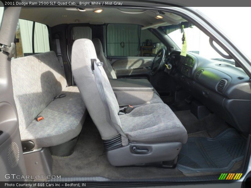  2001 Ram 2500 SLT Quad Cab Mist Gray Interior