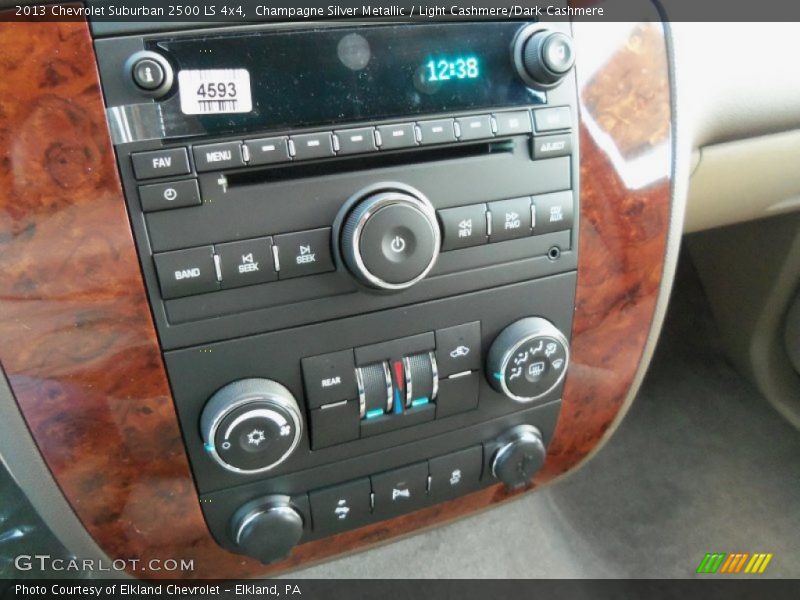 Champagne Silver Metallic / Light Cashmere/Dark Cashmere 2013 Chevrolet Suburban 2500 LS 4x4
