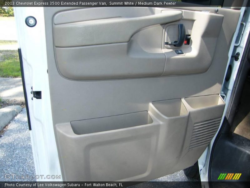Summit White / Medium Dark Pewter 2003 Chevrolet Express 3500 Extended Passenger Van