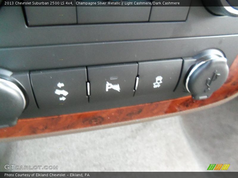 Champagne Silver Metallic / Light Cashmere/Dark Cashmere 2013 Chevrolet Suburban 2500 LS 4x4