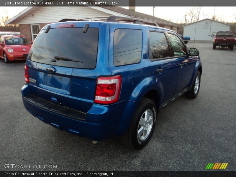 Blue Flame Metallic / Charcoal Black 2011 Ford Escape XLT 4WD