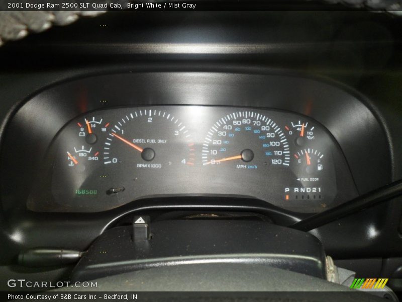  2001 Ram 2500 SLT Quad Cab SLT Quad Cab Gauges