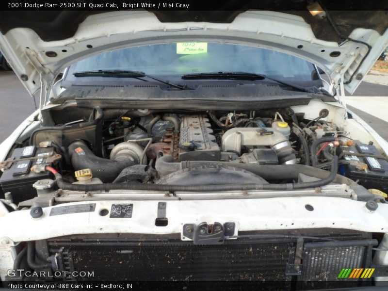  2001 Ram 2500 SLT Quad Cab Engine - 5.9 Liter OHV 24-Valve Cummins Turbo Diesel Inline 6 Cylinder
