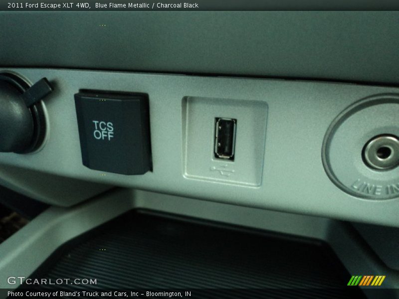 Blue Flame Metallic / Charcoal Black 2011 Ford Escape XLT 4WD