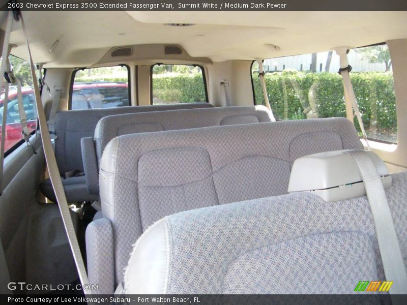 Summit White / Medium Dark Pewter 2003 Chevrolet Express 3500 Extended Passenger Van
