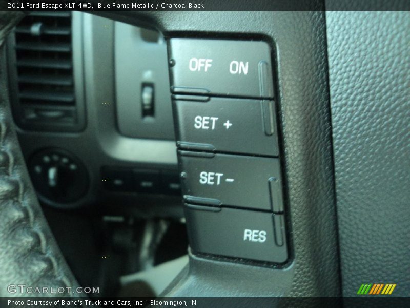 Blue Flame Metallic / Charcoal Black 2011 Ford Escape XLT 4WD