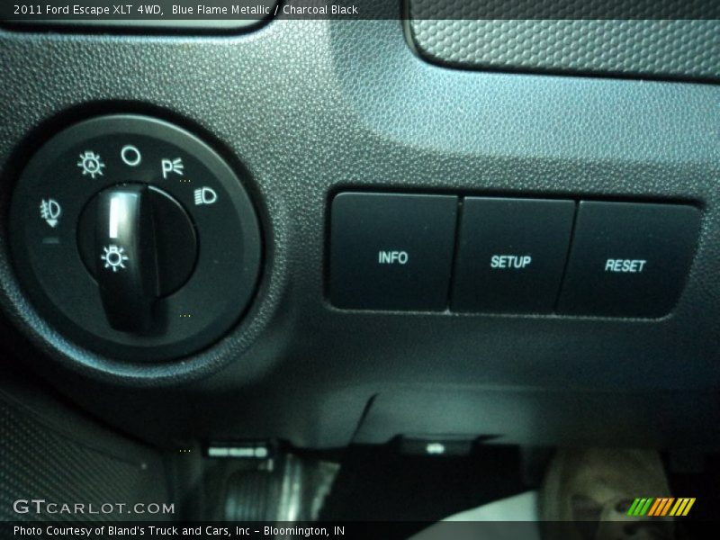 Blue Flame Metallic / Charcoal Black 2011 Ford Escape XLT 4WD