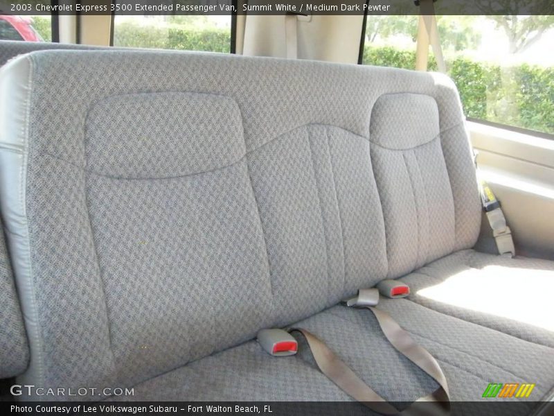 Summit White / Medium Dark Pewter 2003 Chevrolet Express 3500 Extended Passenger Van