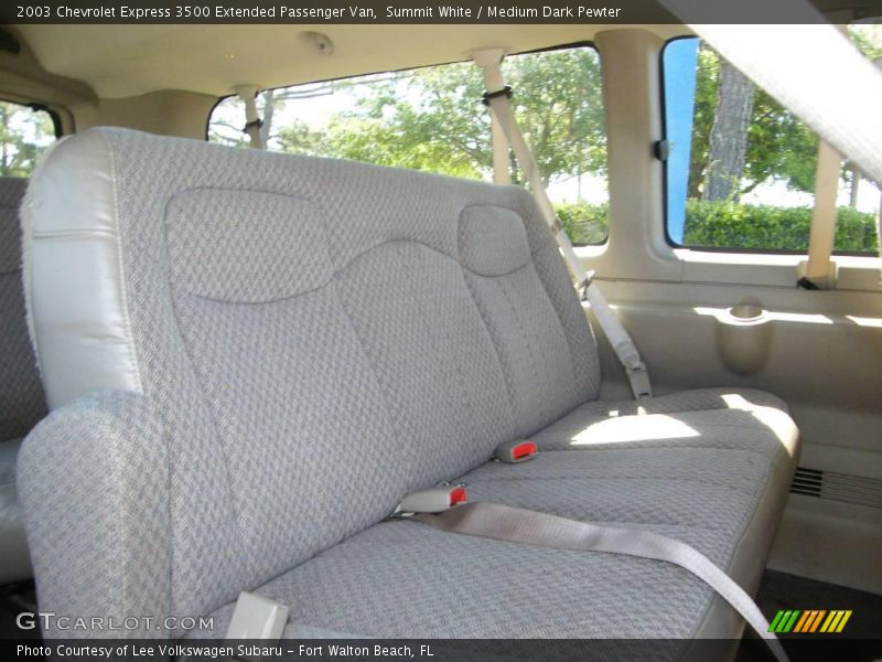 Summit White / Medium Dark Pewter 2003 Chevrolet Express 3500 Extended Passenger Van