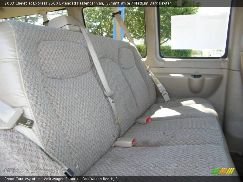 Summit White / Medium Dark Pewter 2003 Chevrolet Express 3500 Extended Passenger Van