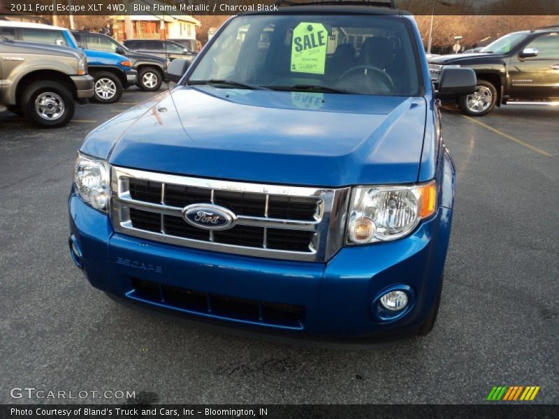 Blue Flame Metallic / Charcoal Black 2011 Ford Escape XLT 4WD