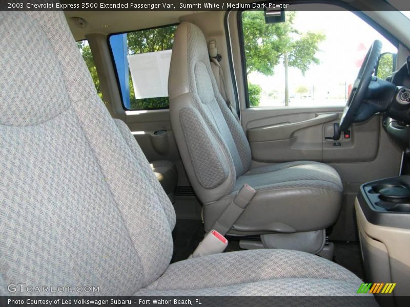 Summit White / Medium Dark Pewter 2003 Chevrolet Express 3500 Extended Passenger Van
