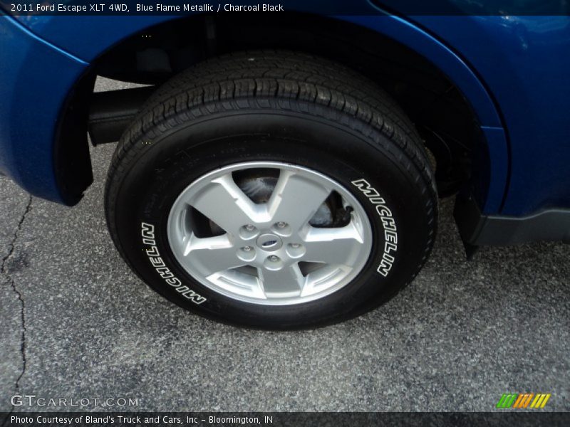 Blue Flame Metallic / Charcoal Black 2011 Ford Escape XLT 4WD
