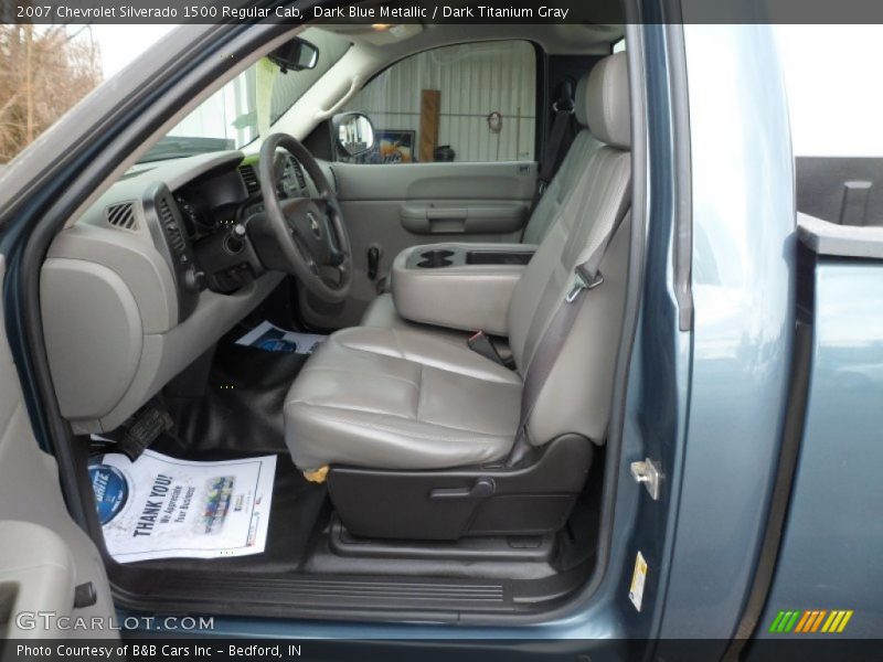 Front Seat of 2007 Silverado 1500 Regular Cab