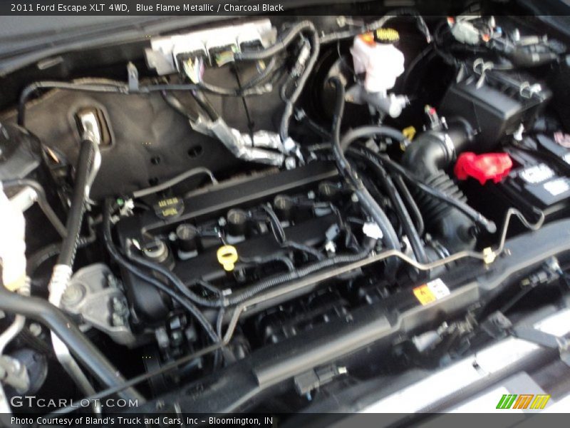 Blue Flame Metallic / Charcoal Black 2011 Ford Escape XLT 4WD