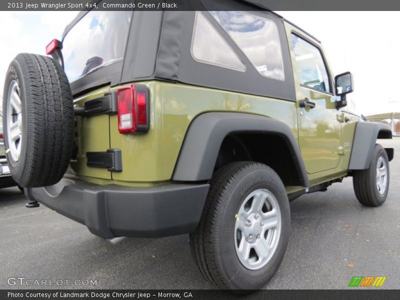 Commando Green / Black 2013 Jeep Wrangler Sport 4x4