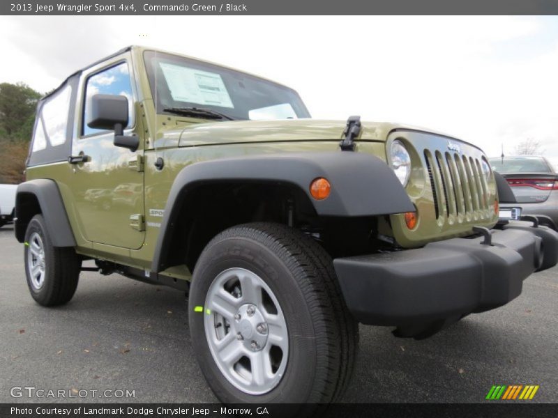 Commando Green / Black 2013 Jeep Wrangler Sport 4x4