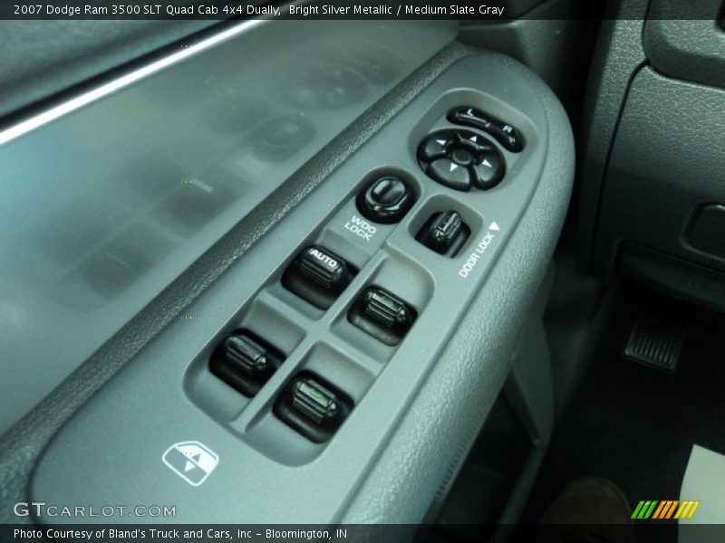 Bright Silver Metallic / Medium Slate Gray 2007 Dodge Ram 3500 SLT Quad Cab 4x4 Dually