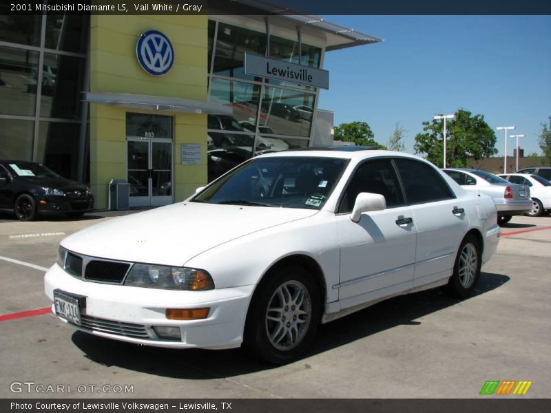 Vail White / Gray 2001 Mitsubishi Diamante LS