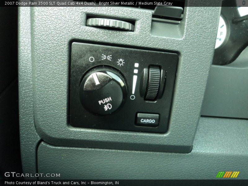 Bright Silver Metallic / Medium Slate Gray 2007 Dodge Ram 3500 SLT Quad Cab 4x4 Dually