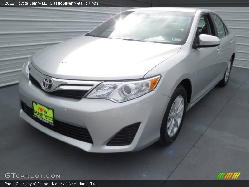 Classic Silver Metallic / Ash 2012 Toyota Camry LE