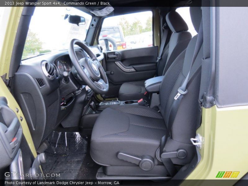Commando Green / Black 2013 Jeep Wrangler Sport 4x4