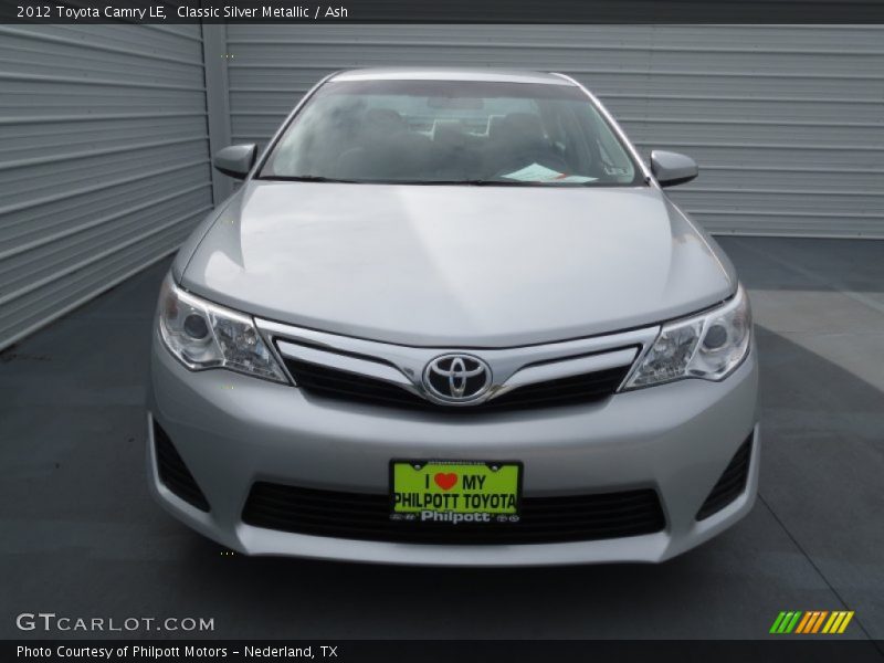 Classic Silver Metallic / Ash 2012 Toyota Camry LE