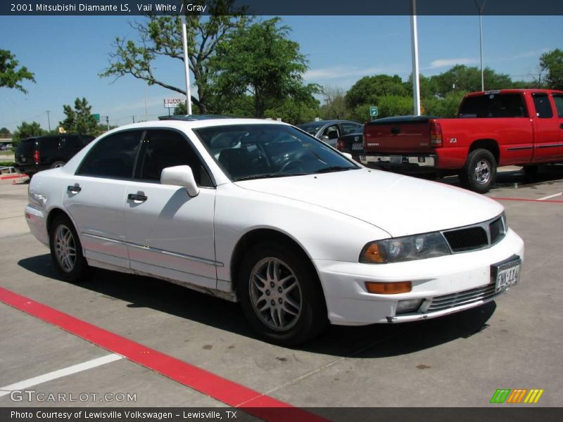 Vail White / Gray 2001 Mitsubishi Diamante LS
