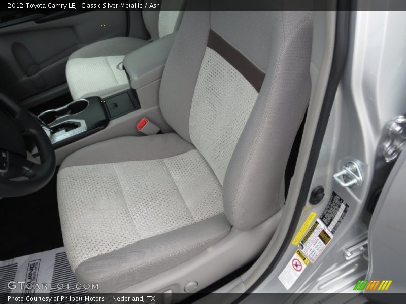Classic Silver Metallic / Ash 2012 Toyota Camry LE