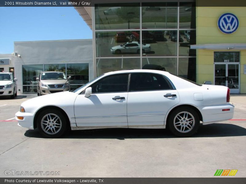 Vail White / Gray 2001 Mitsubishi Diamante LS