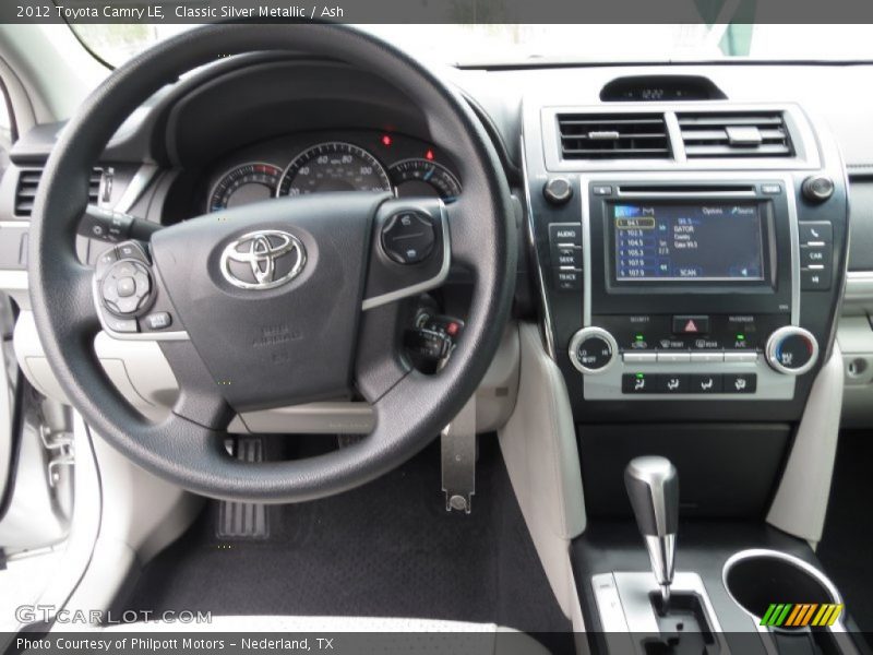 Classic Silver Metallic / Ash 2012 Toyota Camry LE